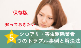 後悔しないシロアリ駆除業者とのトラブル事例と解決方法